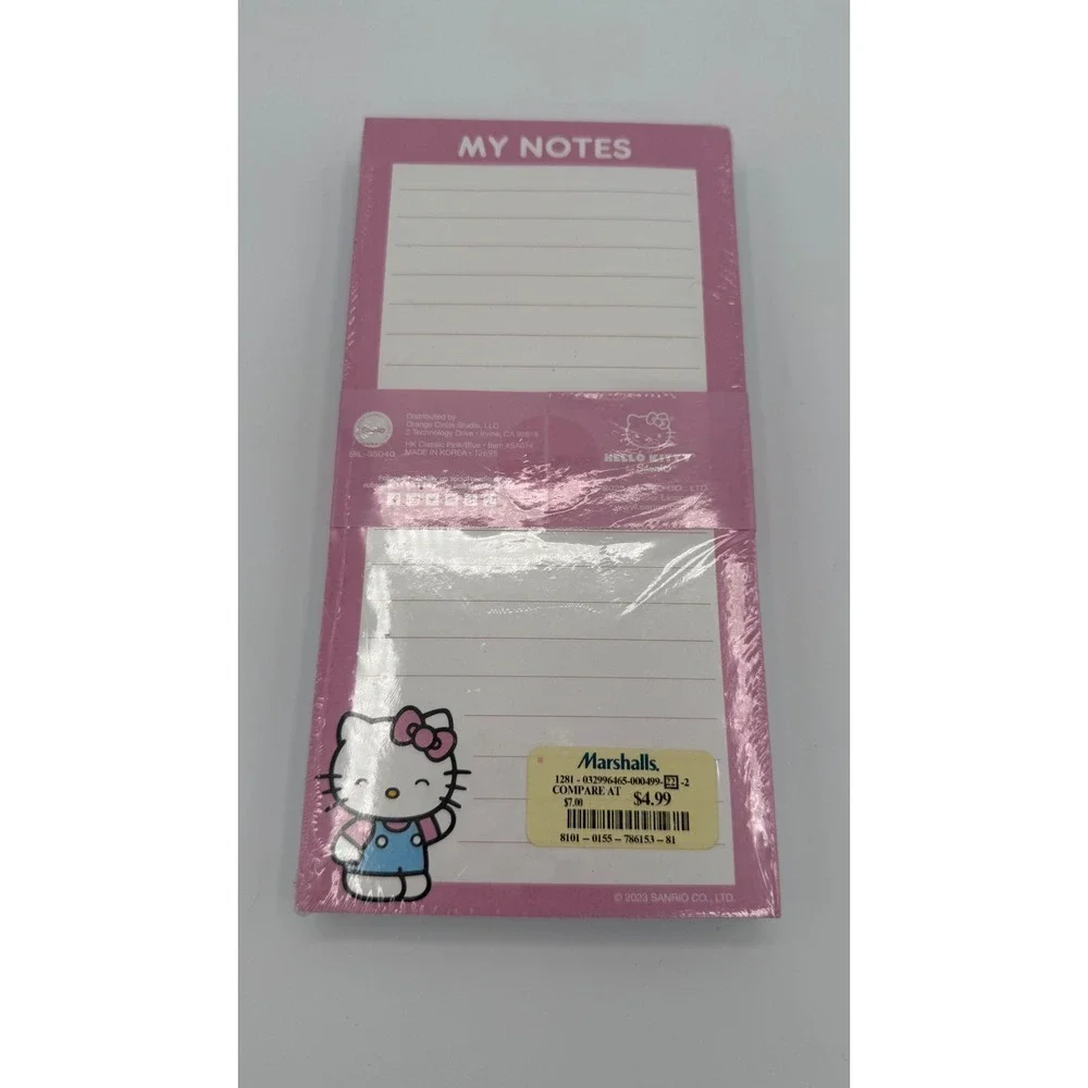 Hello Kitty Notepad Set - My‎ Notes - Stationary - Cute Sanrio Kawaii